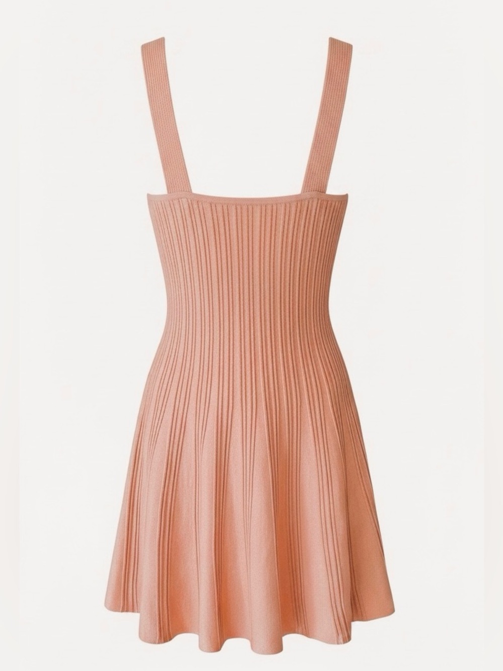 Express Knot Halter Ribbed Mini Dress - Picture 2 of 5